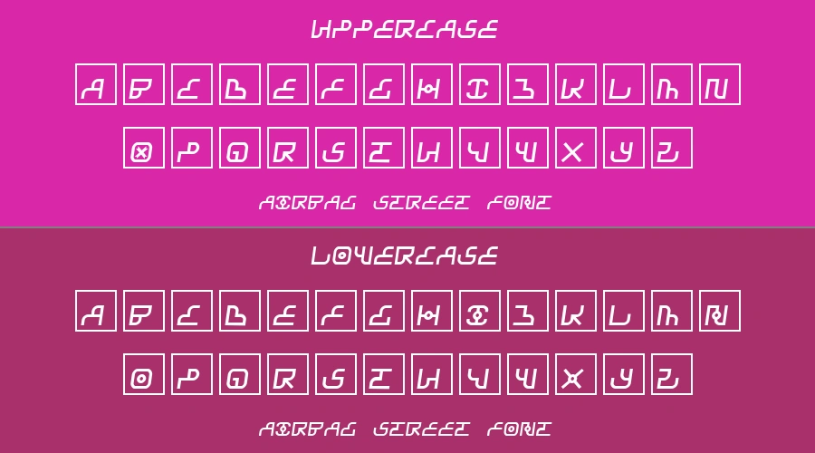 Airbag Street Font Preview