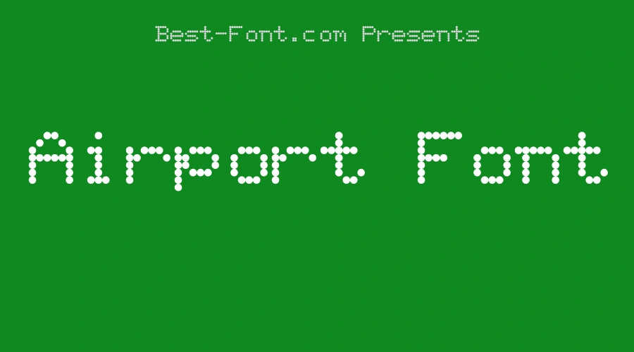 Airport Font
