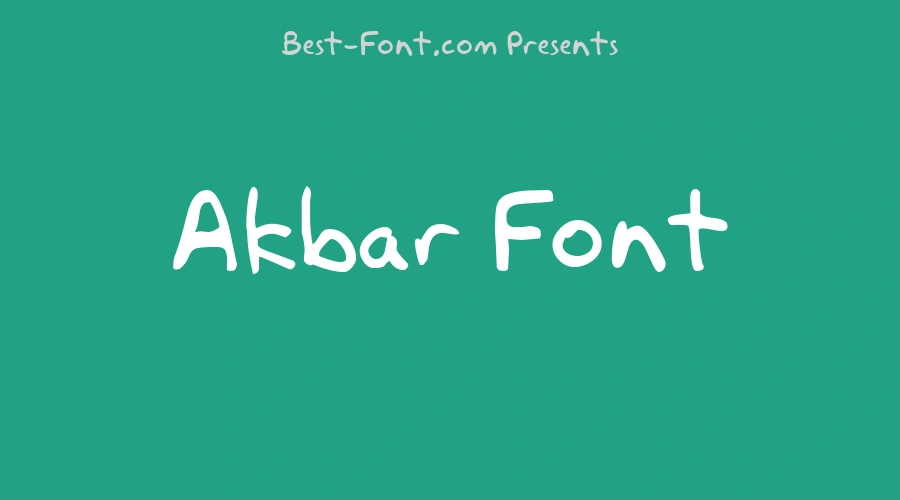Akbar Font