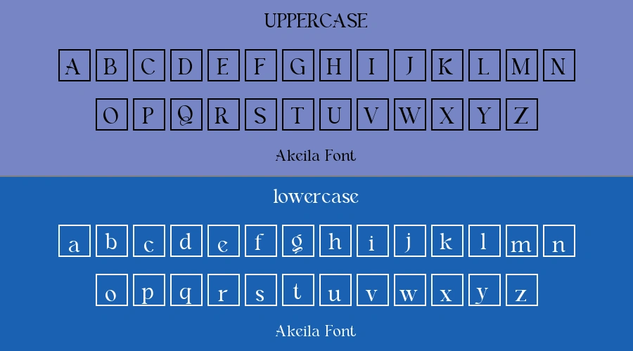 Akeila Font Preview