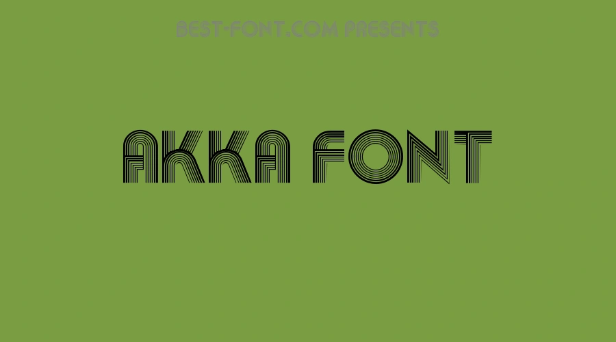 Akka Font