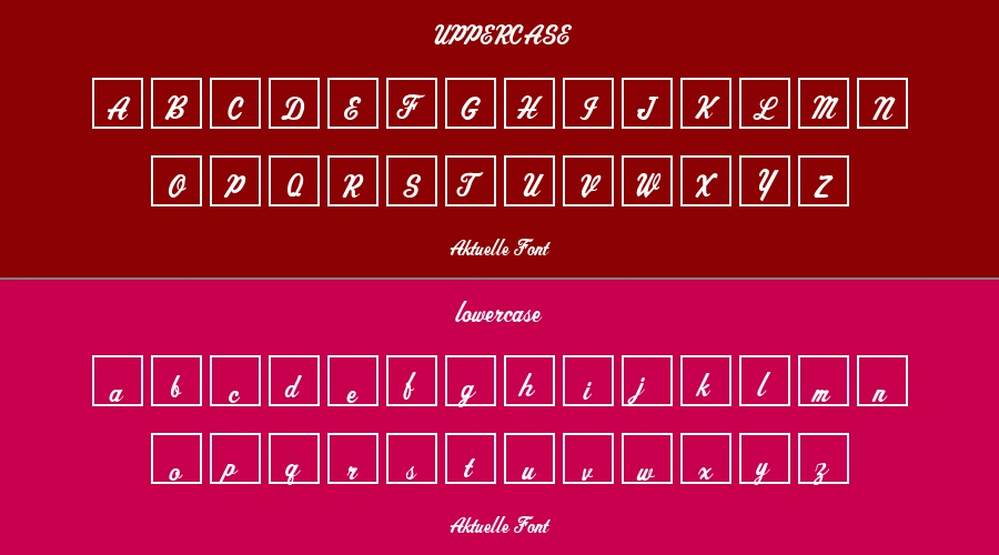 Aktuelle Font Preview