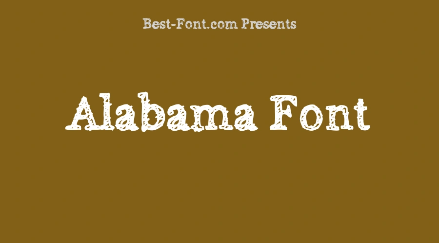 Alabama Font