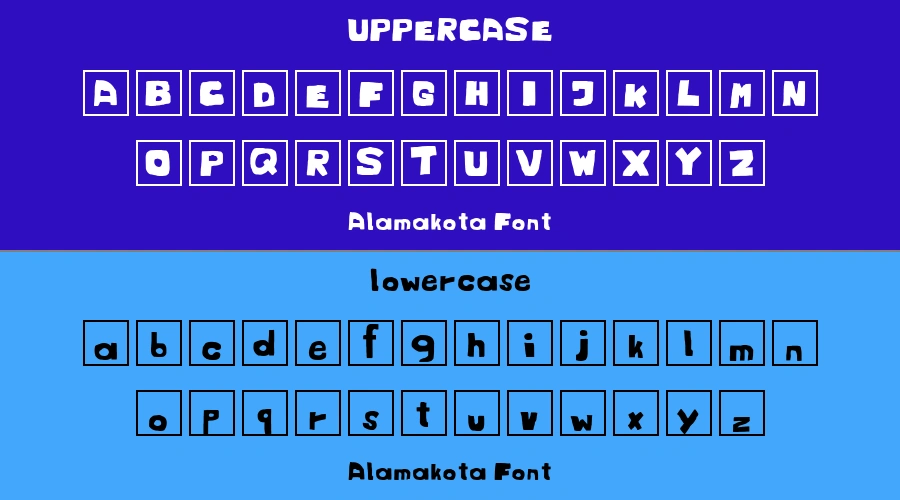 Alamakota Font Preview