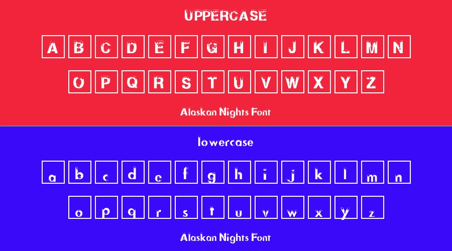 Alaskan Nights Font Preview