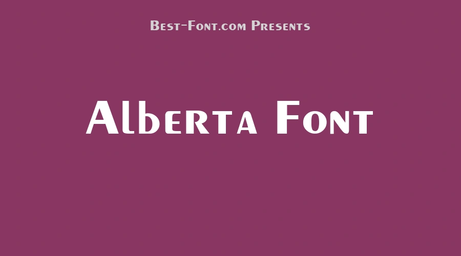 Alberta Font