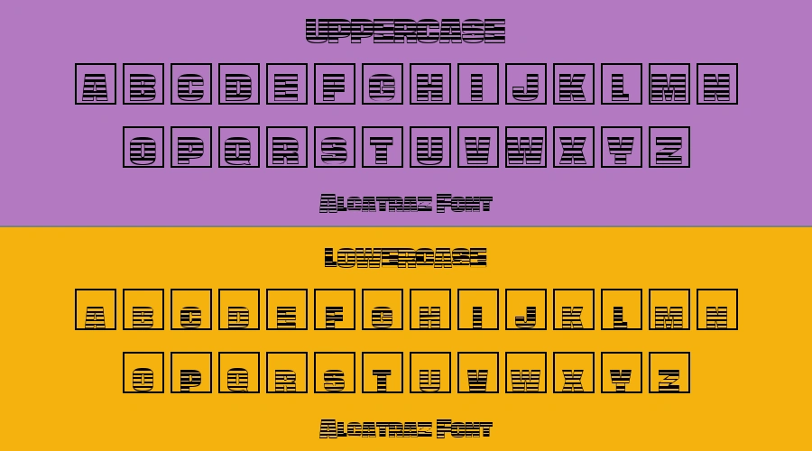 Alcatraz Font Preview