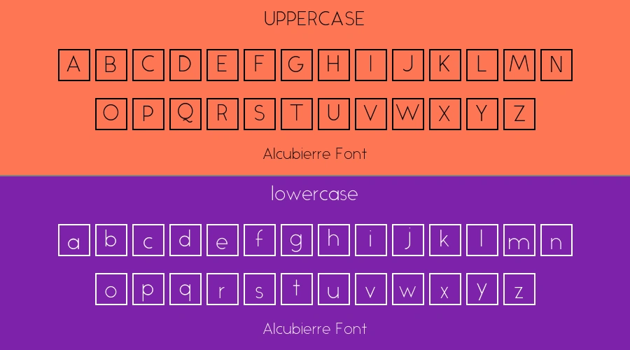 Alcubierre Font Preview