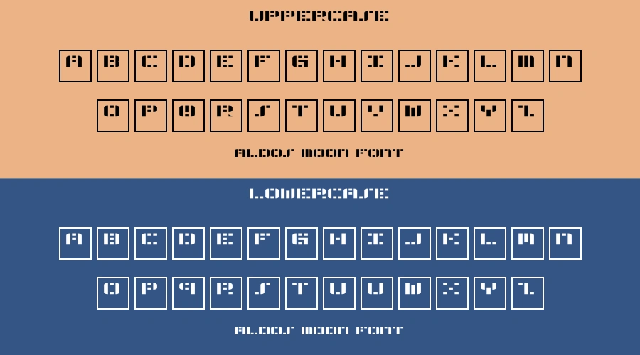 Aldos Moon Font Preview