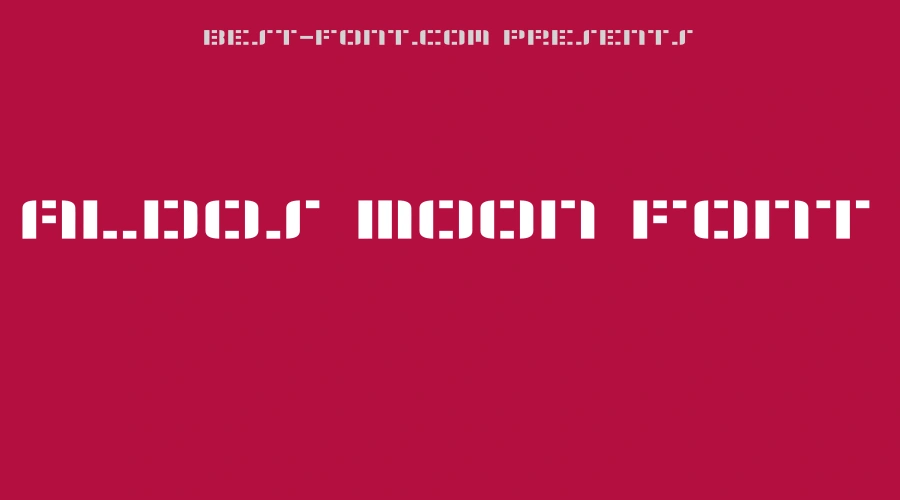 Aldos Moon Font