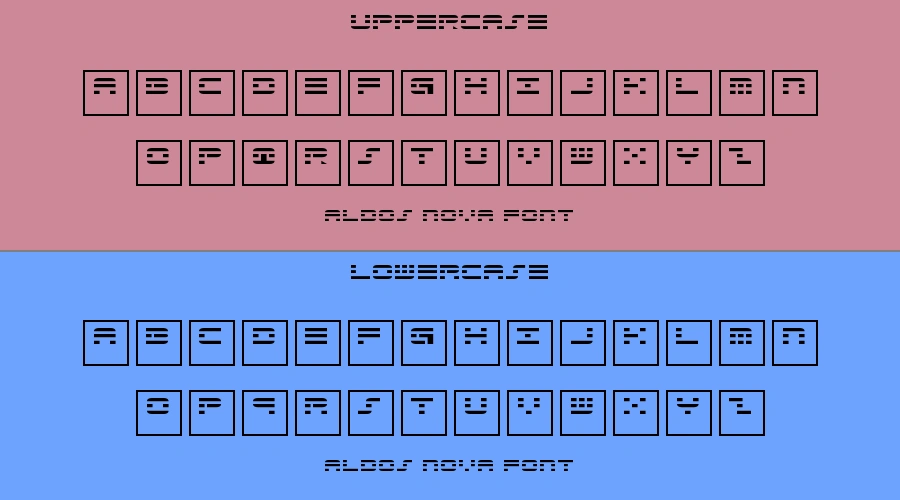 Aldos Nova Font Preview