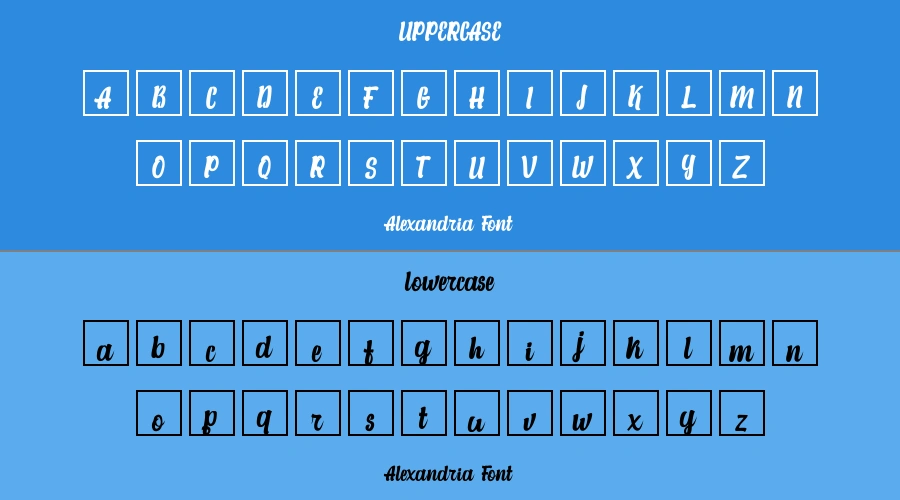 Alexandria Font Preview