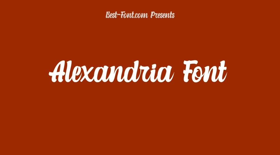 Alexandria Font