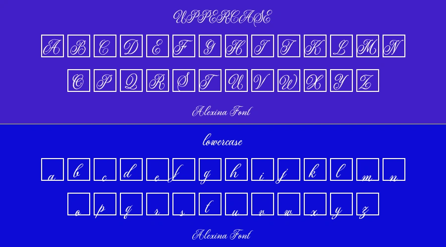 Alexina Font Preview