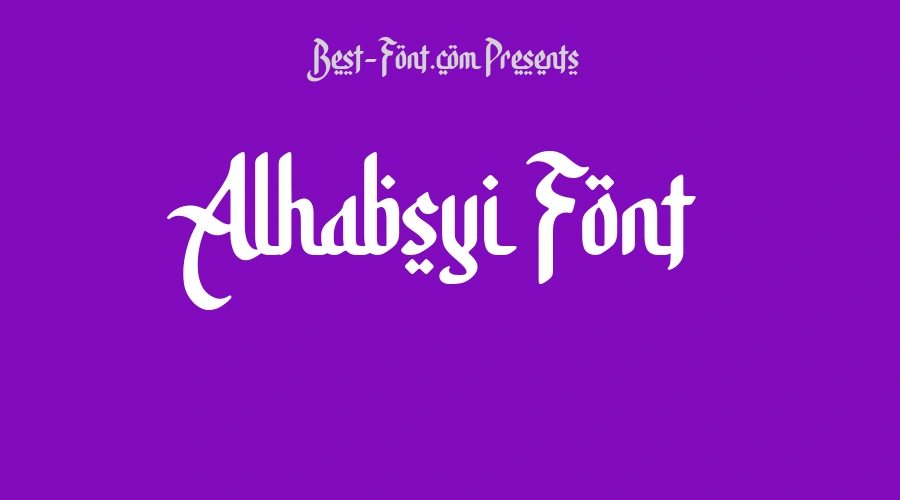 Alhabsyi Font