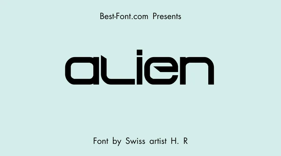 Alien Font