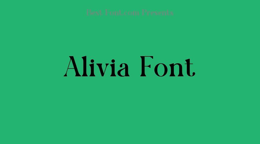 Alivia Font
