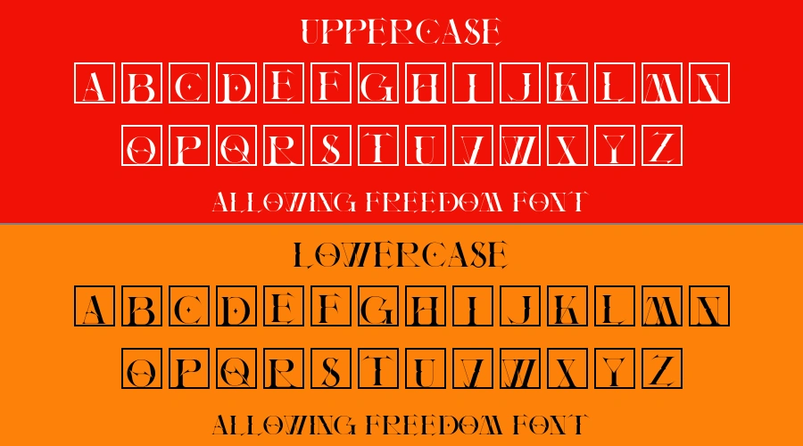 Allowing Freedom Font Preview