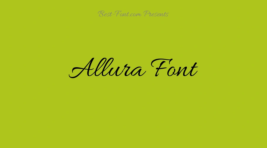Allura Font