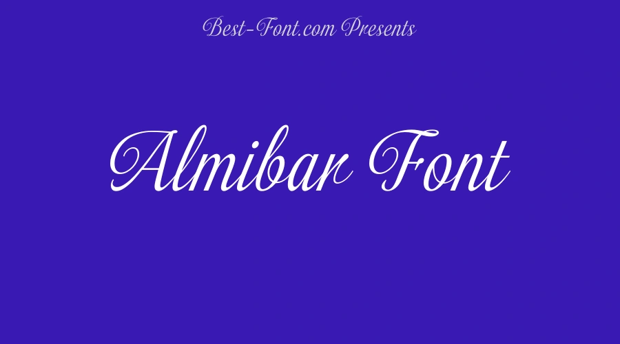 Almibar Font