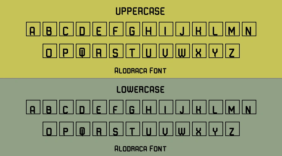 Alodraca Font Preview