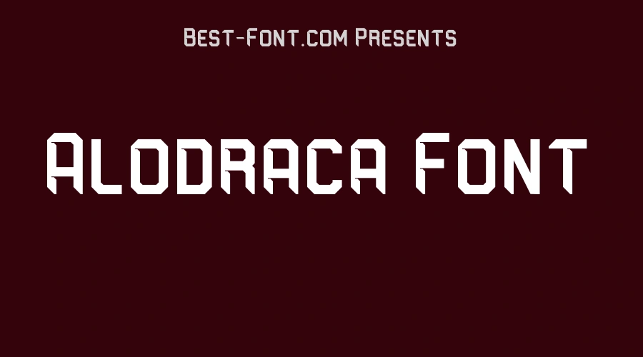 Alodraca Font