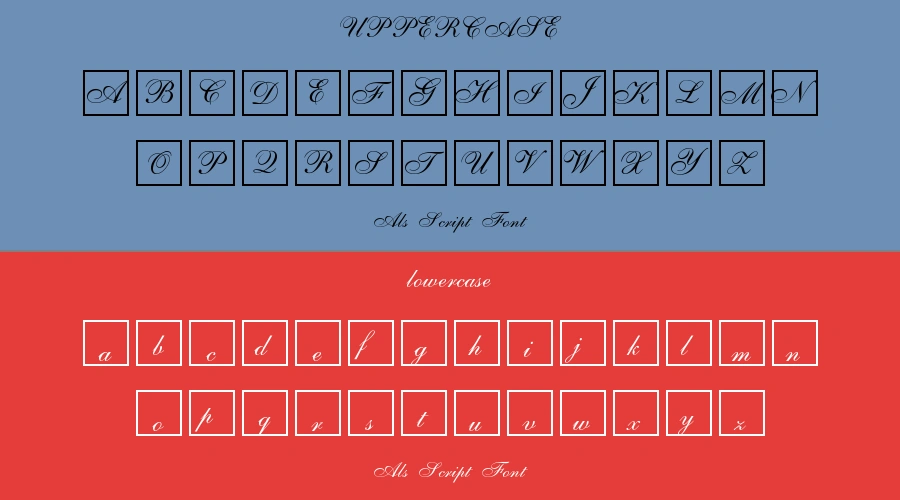 Als Script Font Preview