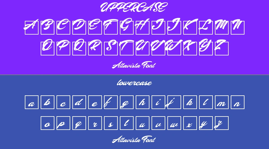 Altavista Font Preview