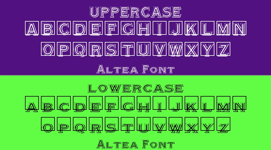 Altea Font Preview