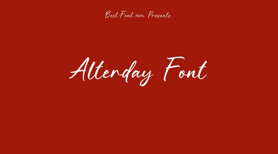 Alterday Font
