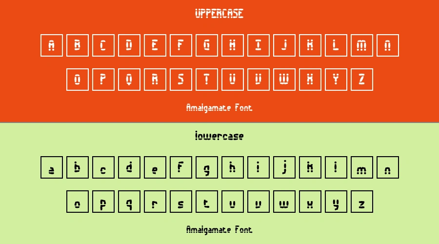 Amalgamate Font Preview