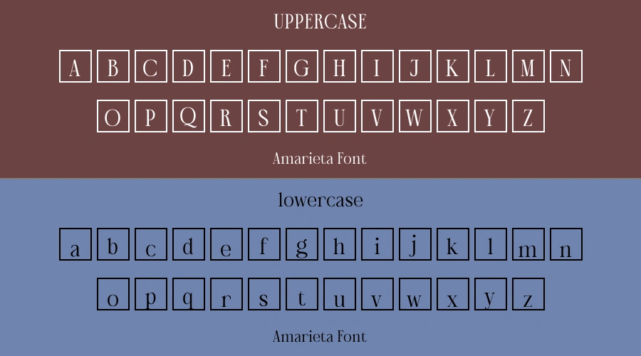 Amarieta Font Preview