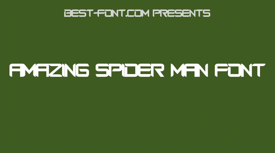 Amazing Spider Man Font