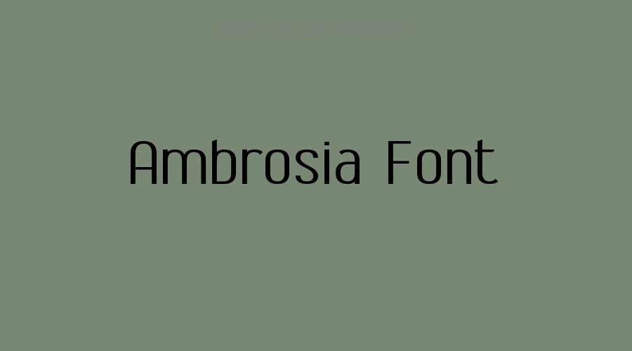 Ambrosia Font