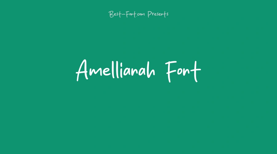 Amellianah Font
