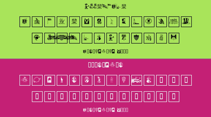 Americanic Font Preview