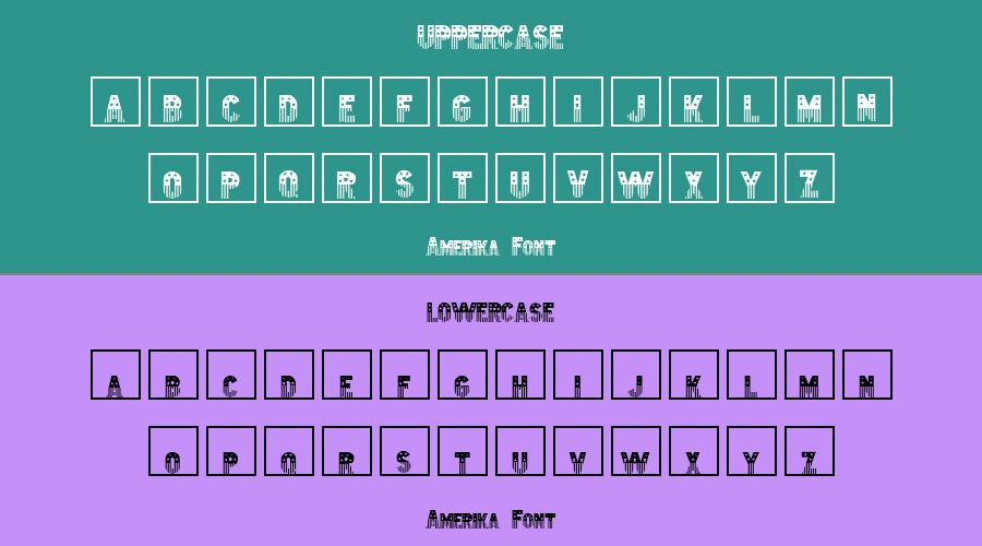 Amerika Font Preview