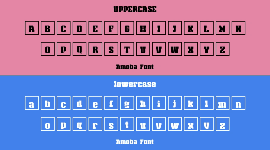 Amoba Font Preview