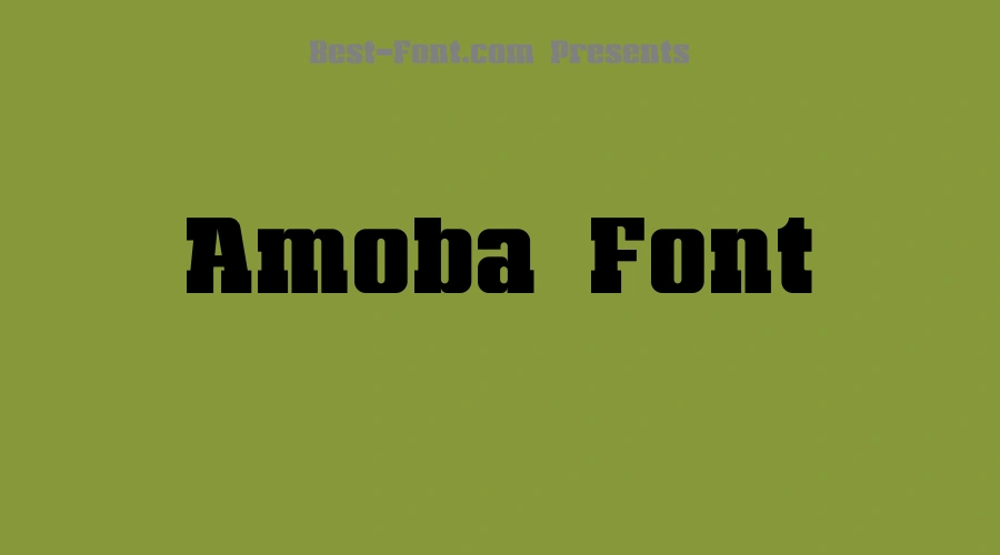 Amoba Font