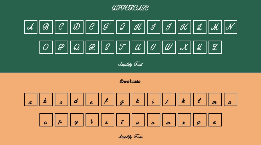 Amplify Font Preview