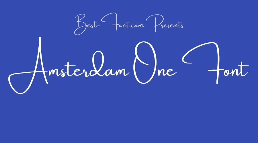 Amsterdam One Font