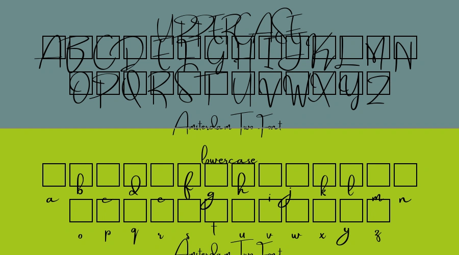 Amsterdam Two Font Preview