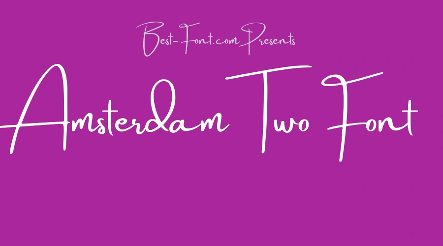 Amsterdam Two Font