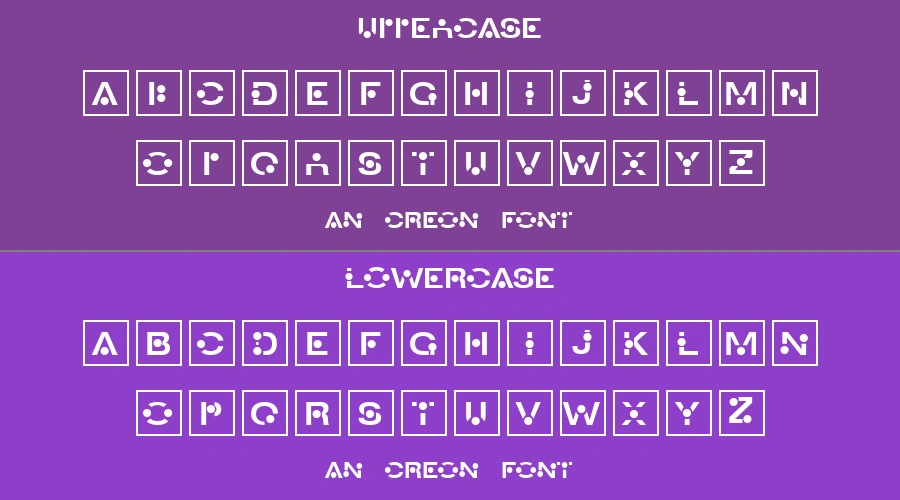 An Creon Font Preview