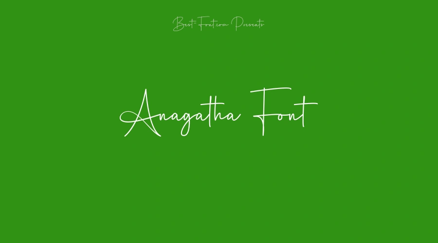 Anagatha Font