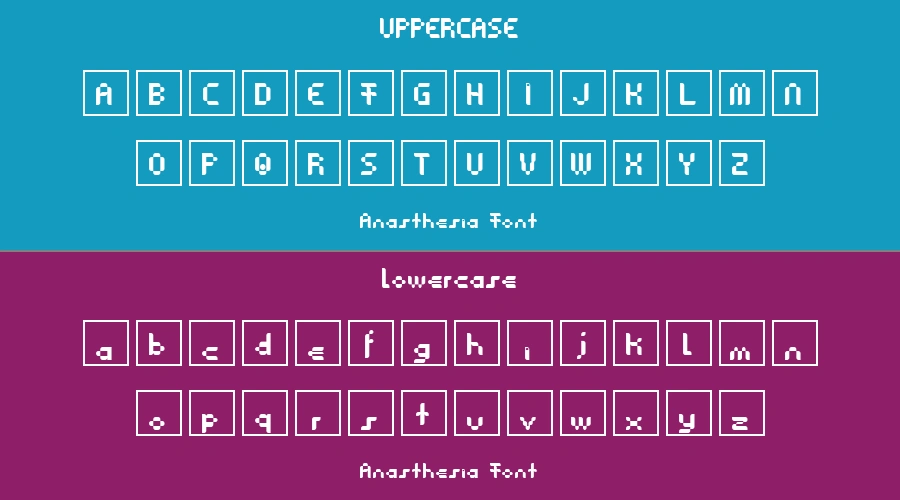 Anasthesia Font Preview