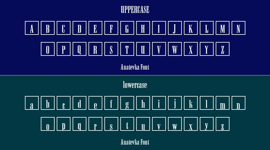 Anatevka Font Preview