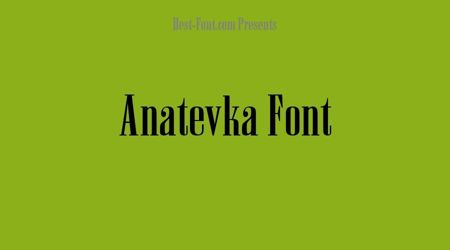 Anatevka Font
