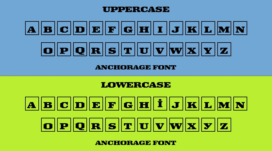Anchorage Font Preview