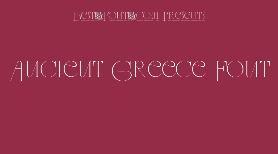 Ancient Greece Font